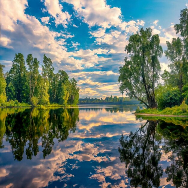 Панорама Женевского озера