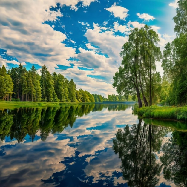 Панорама Женевского озера