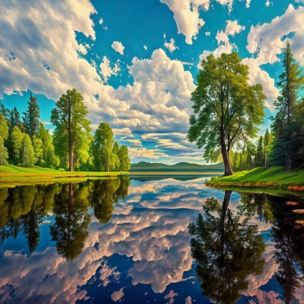 Фото Панорама женевского озера
