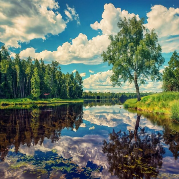 Фото Панорама женевского озера