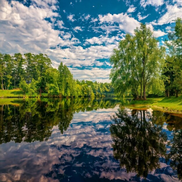 Панорама Женевского озера