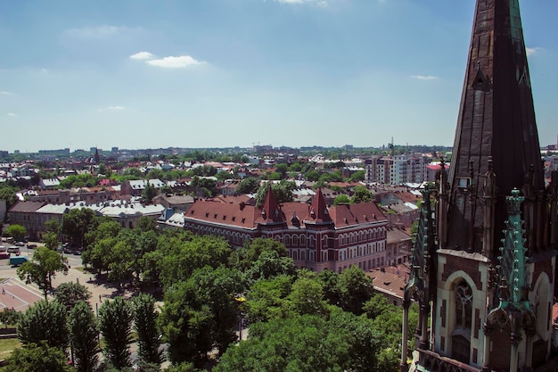 Panorama of Lviv from the Cathedral of Saint Olha