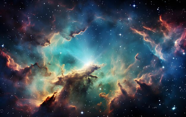 별과 우주가 있는 파노라마 은하수