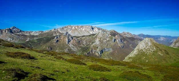 panorama of the mountains of caucasus