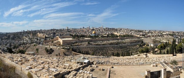 Panorama of the Old City in Jerusalem