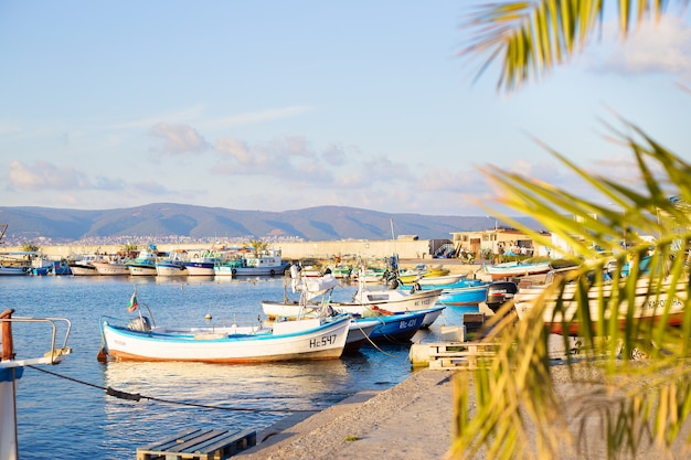 Panorama of Old Town of Nessebar in Bulgaria