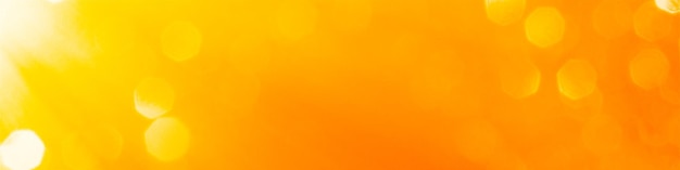 Panorama Orange bokeh Background