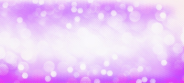 Panorama Purple Bokeh Background