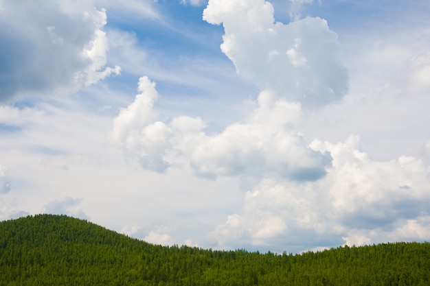 panorama scenery atmosphere cloud hill