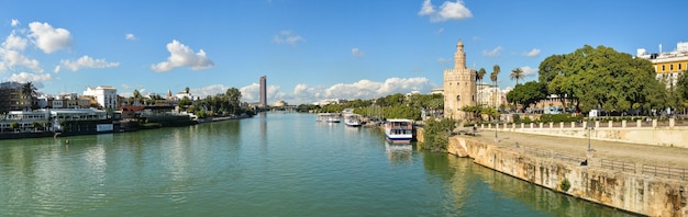 Panorama of Seville the Golden Tower