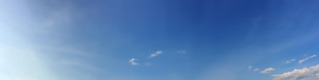 Panorama sky with cloud on a sunny day Beautiful cirrus cloud