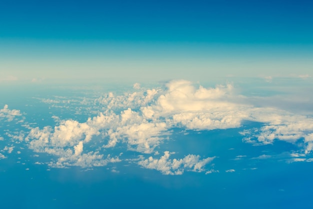 雲のあるパノラマ空