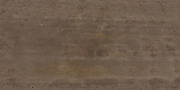 Photo panorama of surface from above of gravel road with car tire tracks