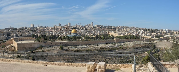 Panorama The Temple Mount in Jerusalem