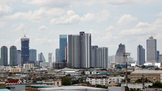 Panorama van cityscape van Bangkok, Thailand