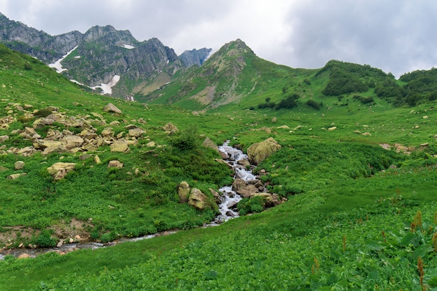 Panorama van de berg