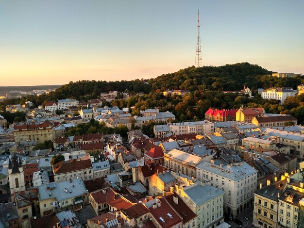 Panorama van de Europese stad Lviv