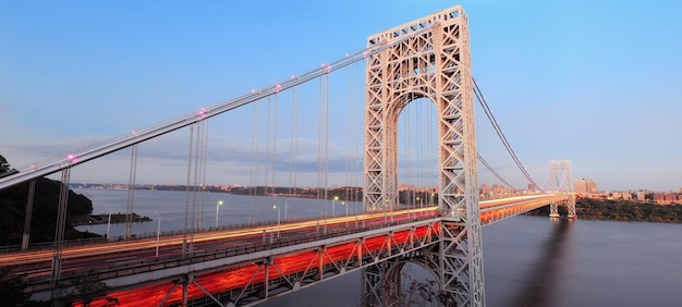 Panorama van de George Washington-brug