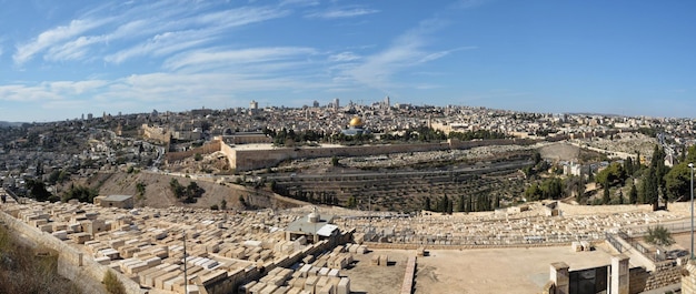 Panorama van de oude stad in Jeruzalem