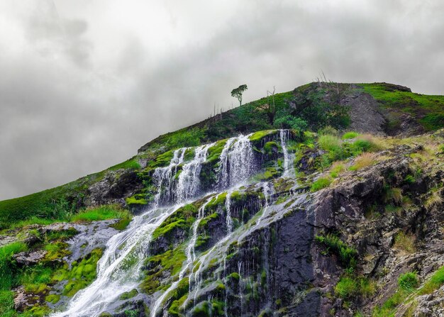 panorama van de waterval