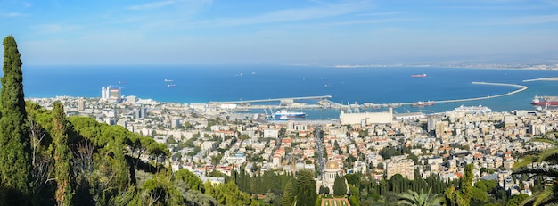 Panorama van Haifa