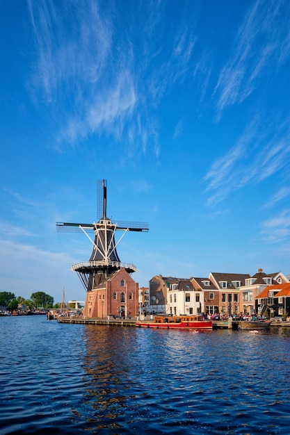 Panorama van Harlem Nederland