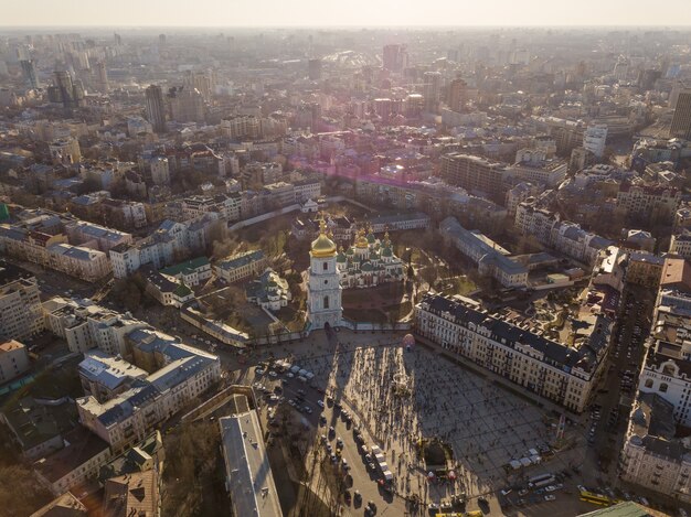 Панорама пейзажа в Киеве