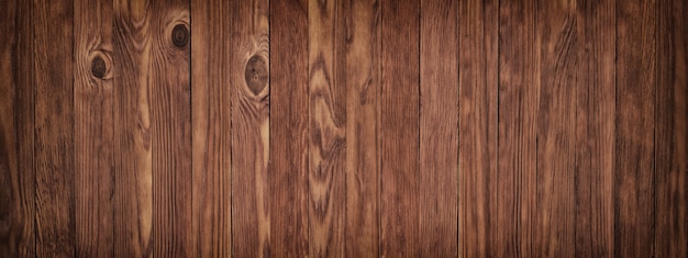 Panorama of wooden texture boards