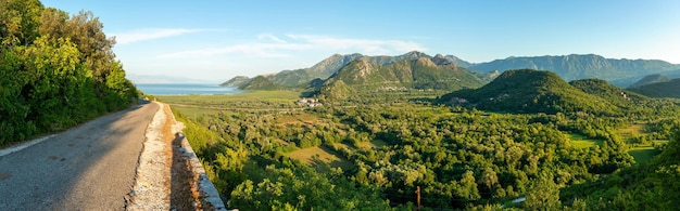 Panoramabergen in Montenegro