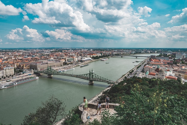 Panoramamening op Boedapest, Hongarije