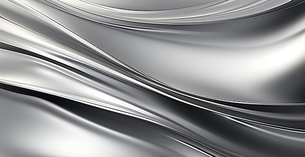 panoramic metal texture steel silver background ai generated image