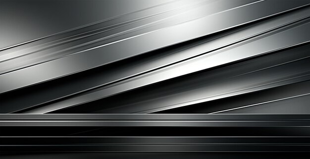 Панорамная металлическая текстура, сталь, серебряный фон, изображение, сгенерированное ИИ