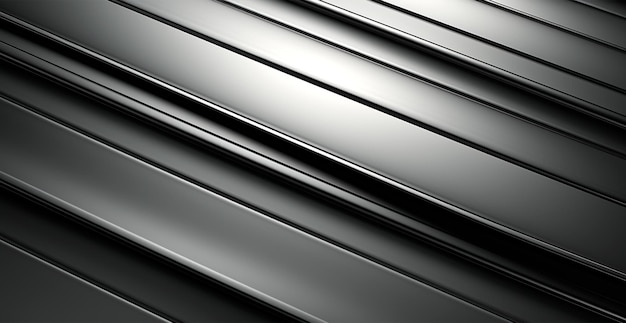 Panoramic metal texture steel silver background AI generated image