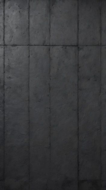 Panoramic scary dark walls slightly light black concrete cement texture for background