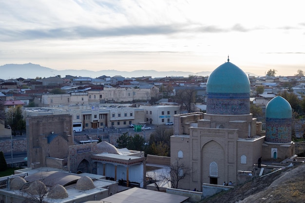 panoramic shot of a historical place in Silk Road