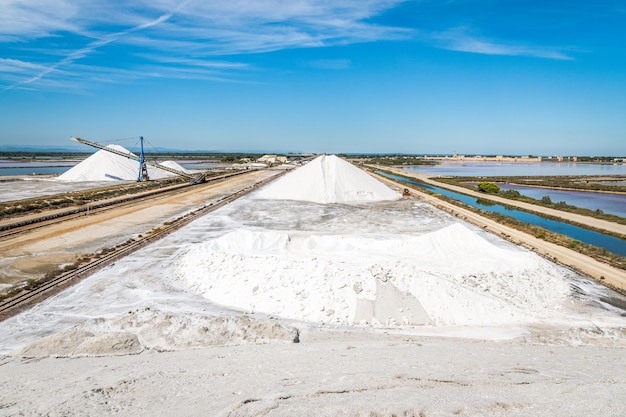 Photo panoramic shot of land against sky