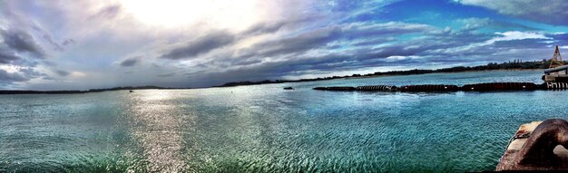 Photo panoramic shot of sea