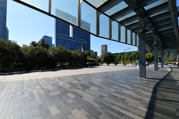 Photo panoramic skyline and buildings