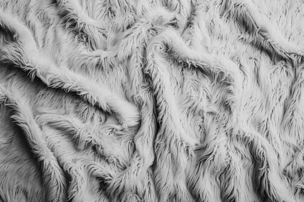 Фото Панорамная текстура серого одеяла и бесшовного фона