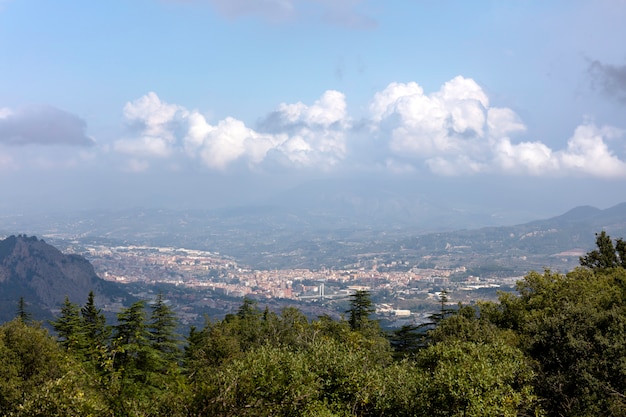 Foto vista panoramica di alcoy