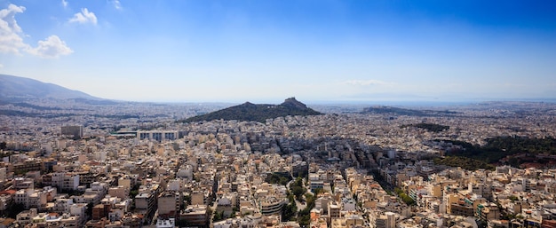 Panoramic view of Athens Greece