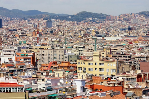 Panoramic view of Barcelona