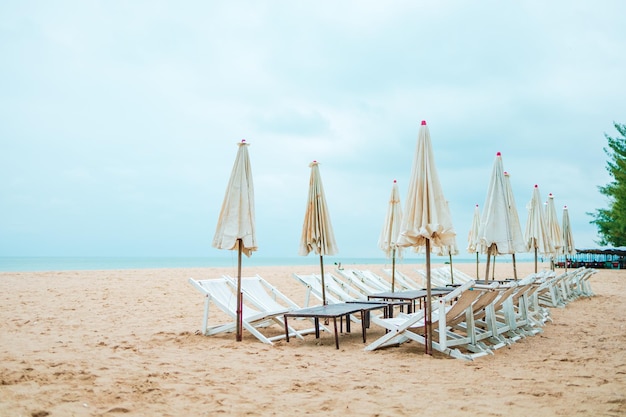 Panoramic view of beach against sky