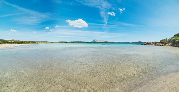 Panoramic view of Cala Brandinchi