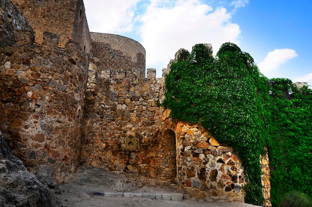 Panoramic view of the castle of consuegra segovia