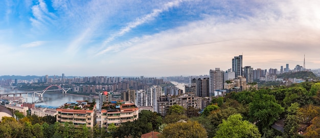 Vista panoramica della città di chongqing, cina