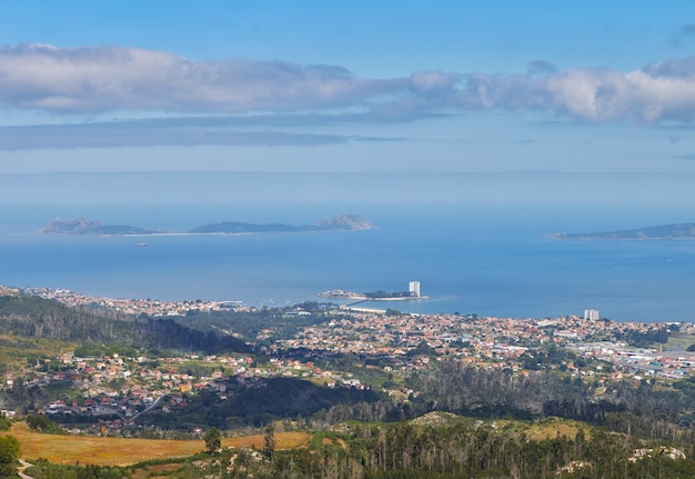 Panoramic view of the city of Vigo.