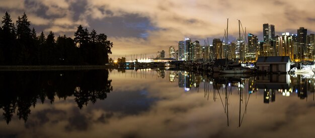 Panoramic View of Coal Harbour