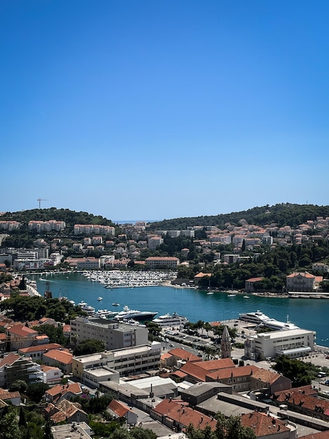 panoramic view of Dubrovnik, Croatia