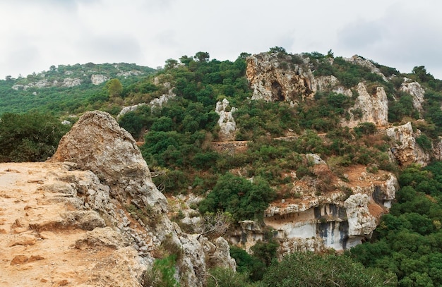 Panoramic view from Mount Carmel, Israel